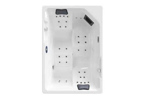 TroniTechnik® Outdoor Whirlpool Spa GALERA 190cm x 130cm - Whirlpool für den Garten – Genießen Sie entspannende Hydrotherapie mit individuell einstellbaren Massageprogrammen und LED-Beleuchtung für eine stimmungsvolle Atmosphäre.