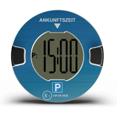 OOONO P-DISC NO1 - Elektronische Parkscheibe Blau, selbstjustierend und im dänischen Design, nie wieder Knöllchen!