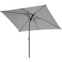SVITA Sonnenschirm 2x3m - Rechteckiger Balkonschirm - Sonnenschirm für stilvollen Outdoor-Komfort mit großzügiger Schattenfläche, robustem Gestell und praktischem Kurbelmechanismus - ideal für Balkon, Terrasse oder Garten.