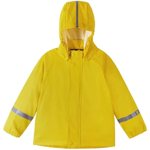 Reima Lampi Regenjacke in Gelb (2350) 110 cm - Mäntel & Parkas für Kinder, wasserdicht mit einer beeindruckenden Wassersäule von über 10.000 mm – ideal für aktive Abenteuer bei jedem Wetter!