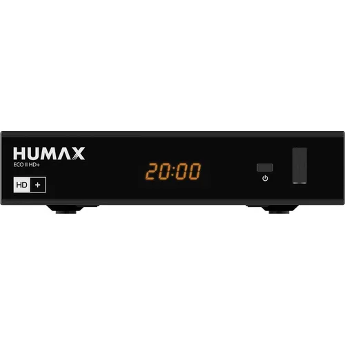 HUMAX Eco II HD+ Satellitenreceiver - HDTV, DVB-S, DVB-S2, inklusive HD+ Karte für 6 Monate, beeindruckende Bildqualität bis zu 1080p