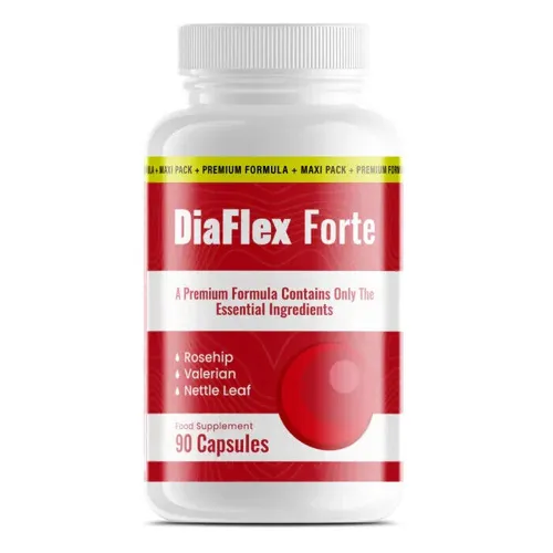 Diaflex Forte 90 Kapseln - Nahrungsergänzungsmittel für ganzheitliches Wohlbefinden – unterstützt den Stoffwechsel und stärkt Nerven & Energiehaushalt mit natürlichen Pflanzenextrakten und B-Vitaminen.