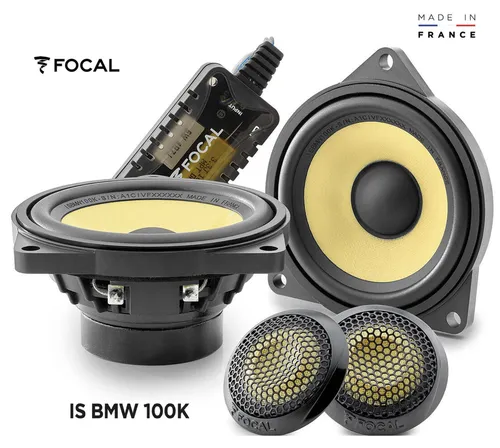 Focal IS BMW 100K 10 cm 2-Wege Lautsprecher für BMW, MINI, ROLLS-ROYCE - Hochwertige 10 cm Lautsprecher für BMW und MINI, ideal für den Einbau in die Vordertüren. Überzeugen Sie mit exzellenter Klangqualität und individueller Passform.