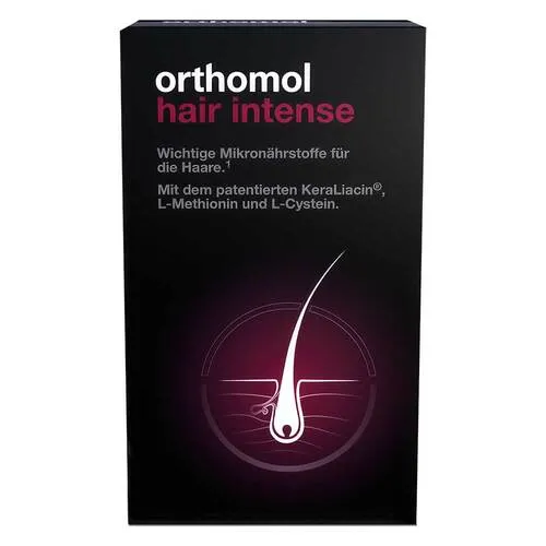 Orthomol Hair Intense Kapseln 60 St - Mikronährstoffe für gesundes Haar, rezeptfrei und von Orthomol pharmazeutische Vertriebs GmbH