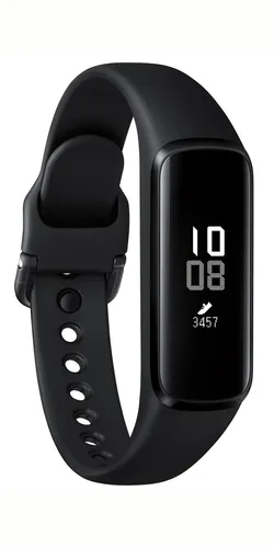 Samsung Galaxy Fit e - Fitnesstracker, schwarz mit Pulsmesser und Schlafanalyse, 7 Tage Akkulaufzeit und wasserdicht bis 5 ATM