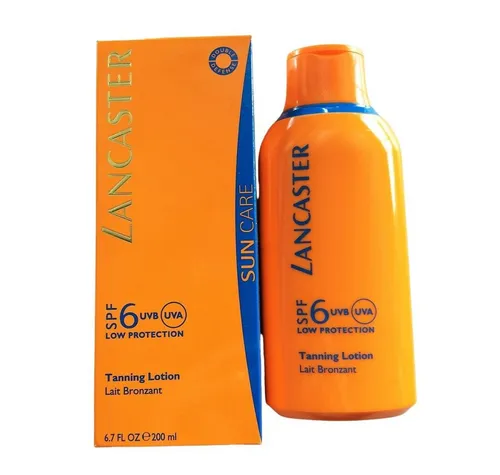 LANCASTER Sun Selbstbräunungslotion SPF 6 200 ml - Körpercreme mit SPF 6 für einen natürlichen, gleichmäßigen Teint und Sonnenschutz, ideal für einen strahlenden Sommerlook.