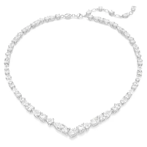 Swarovski Mesmera Halskette - Elegante Damenhalskette mit strahlenden Swarovski Kristallen, verstellbar von 38 bis 45 cm, ideal für besondere Anlässe oder als charmantes Geschenk.
