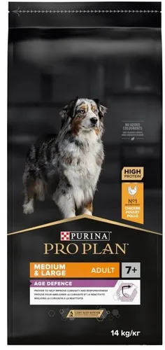Purina Pro Plan Opti Age Medium Large Adult 7+ mit Huhn 14 kg - Spezielles Futter für ältere Hunde ab 7 Jahren, inklusive Überraschung und Rabatt für Stammkunden