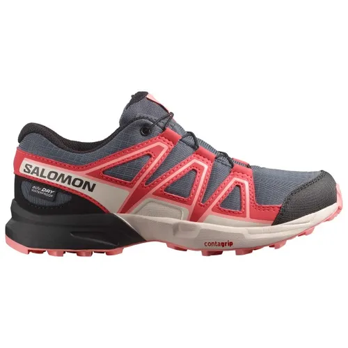 Salomon Speedcross WP Kinder Traillaufschuhe - Anthrazit - 32 - Laufschuhe für Kinder mit hervorragendem Grip und wasserdichter Membran, ideal für Abenteuer in jedem Gelände.