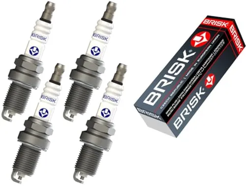 BRISK Super DR17YC-1 1364 Zündkerzen, 4 Stück