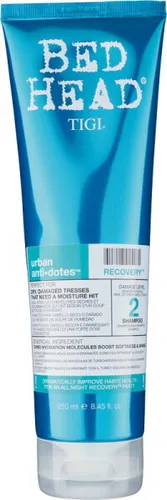 Tigi Bed Head Urban Anti+Dotes Recovery Shampoo 250 ml - Shampoo für trockenes, strapaziertes Haar, bietet Feuchtigkeit und stärkt die Haarstruktur. Ideal für die Regeneration nach Farb- und Hitzeschäden.