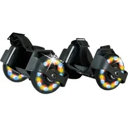 Schildkröt 2 Fersenroller mit LED Beleuchtung – Flashy Roller Schwarz - Der Flashy Roller in Schwarz begeistert mit LED Beleuchtung und ist ideal für Funsport-Enthusiasten. Perfekt für Kinder und Jugendliche ab 8 Jahren, sorgt er für Spaß und Bewegung im Freien.