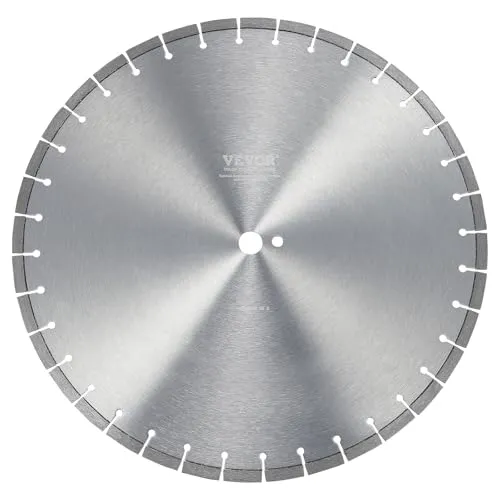 VEVOR Diamantsägeblatt 50 cm für Beton, Ziegel und Fliesen - Metallkreissägeblätter: Hochfestes 12 mm Diamantsegmentsägeblatt für präzise Schnitte in Beton und Ziegel, langlebig und vielseitig einsetzbar.