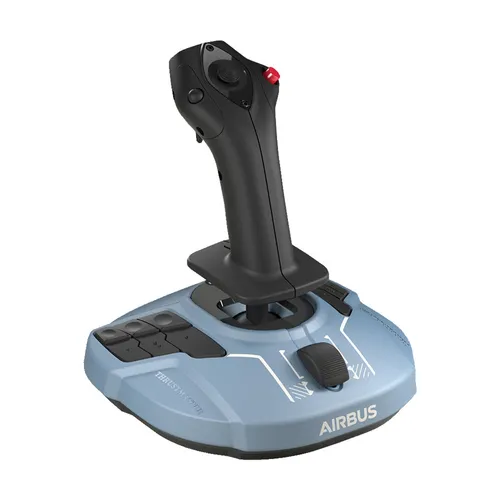 Thrustmaster TCA Sidestick Airbus Edition - Realistischer Joystick für PC, offiziell lizenziert von Airbus mit 12 Aktionstasten und einzigartiger Drosselklappenwelle