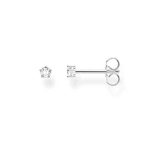 Thomas Sabo Einzel Ohrstecker weißer Stein klein silber 925 Sterling Silber H2147-051-14