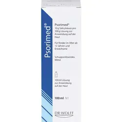 Psorimed - Kopfhauttherapie - Arzneimittel zur Behandlung leichter bis mittelschwerer Psoriasis der Kopfhaut, schuppenlösend und entzündungshemmend für eine gesunde Kopfhaut.