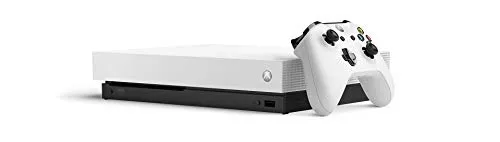 Microsoft Xbox One X 1TB - Fallout 76 Bundle Special Edition Weiß - Konsolen mit 4K Ultra HD Blu-Ray-Player, 4K-Streaming und -Gaming. Inklusive Fallout 76, 1 Monat Xbox Live Gold und 1 Monat Xbox Game Pass. Erlebe die Postapokalypse in atemberaubender Grafik!