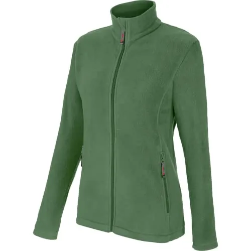 Würth MODYF Fleecejacke Job+ komfortable Fleecejacke für die Arbeit und Freizeit Weiche Fleecejacke für Frauen, Grün