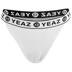 YEAZ Bikini-Hose BAGATELLE - Sportliche Bikini Bottom in Weiß XXL - Bademode: Sportliche und elastische Bikini-Hose in klassischem Weiß, perfekt für Strand und Pool, aus 74% Nylon und 26% Elastan für optimalen Tragekomfort.