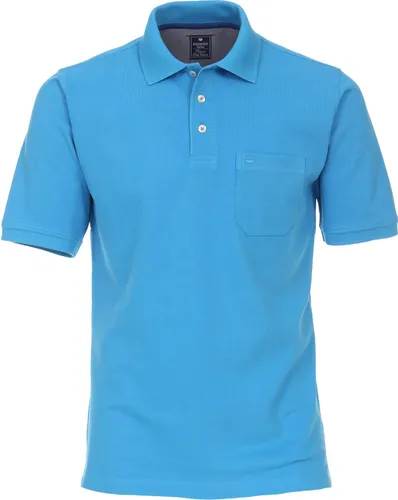 Redmond Herren Polo Shirt - Regular Fit, Blau - Stylisches Piqué Polo-Shirt mit Brusttasche, ideal für legere Anlässe, erhältlich in Größen S-4XL.