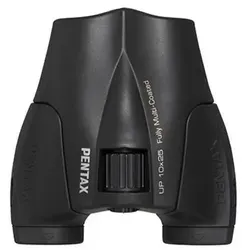Pentax UP 10x25 Fernglas, Schwarz - Wasserdichtes Porroprismen Fernglas mit hoher Lichttransmission und scharfen Bildern bis zum Rand – ideal für Outdoor-Abenteuer.