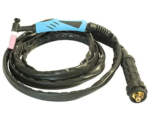 WELDINGER WIG-Schlauchpaket WP26 euro 4 m für MAG-Inverter - Hochwertiges WELDINGER WIG-Schlauchpaket WP26 euro mit 4 m Kabel und Eurozentralanschluss. Ideal für MIG/MAG-Schweißinverter, robust und langlebig dank Gummi-Außenschutzschlauch. Praktische Gassteuerung per Knopfdruck.