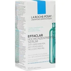 La Roche Posay Effaclar Hochkonzentriertes Serum 30 ML - Tagespflege für unreine Haut, mit drei BHA-Säuren für tiefenwirksame Porenverfeinerung und klärende Wirkung, ideal gegen Pickel und Unreinheiten.