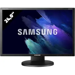 Samsung SyncMaster 2443BW - 24 Zoll WUXGA Monitor - Fernseher mit 1920 x 1200 Auflösung, höhenverstellbar und schwenkbar für optimalen Komfort im Büro oder Home Office.