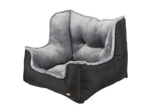 Trixie Autositz für Haustiere 50x40x50cm - Hundebox für sicheres Reisen, stabiler Sitz mit Gurten für Halt und Komfort, auch als Reisekorb nutzbar. Ideal für entspannte Autofahrten mit Ihrem Hund.
