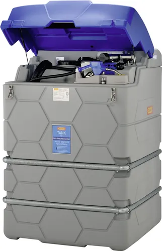 Cemo Tankanlage "Cube Adblue® Outdoor Basic" 1.500 l, für AdBlue®, stationär, 230 V-Pumpe, mit Deckel und Heizlüfter, 10303 000000000001531065