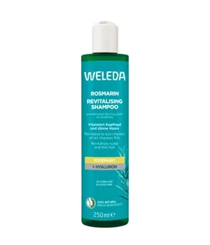 Weleda Rosmarin Revitalising Shampoo - Sanft reinigendes Shampoo ohne Silikone und Sulfate, mit Bio-Rosmarinöl für voluminöses Haar und Pflege der Kopfhaut.