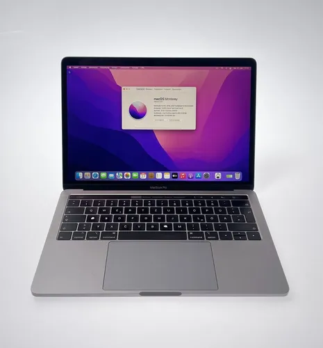 Apple MacBook Pro 13" 2019 – QWERTY - Leistungsstarker Laptop mit 1,4 GHz i5, 8 GB RAM und 128 GB SSD. Ideal für Grafikdesign dank Touch Bar und Hintergrundbeleuchteter Tastatur.