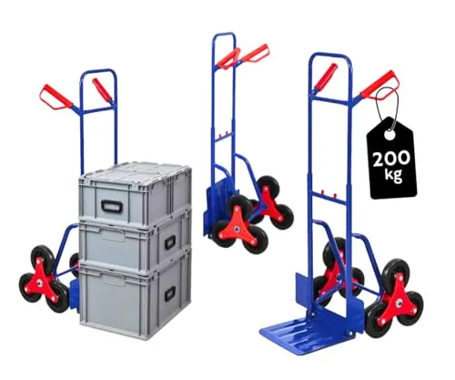 PROREGAL® Sackkarre ODIN - 200kg Traglast, klappbar mit Lufträdern - Sackkarre ODIN mit 200kg Tragkraft, ideal für Betriebe und Gartenarbeit. Klappbares Design für einfache Lagerung und Transport. Robuste Lufträder für müheloses Überwinden von Hindernissen.