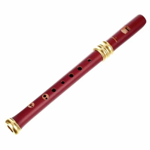 Mollenhauer Adri's Traumflöte Sopran 4119R - Blockflöte aus Birnbaumholz mit rotem Kopfteil, ideal für Ensembles durch kräftigen und weichen Klang, perfekt für Gruppenunterricht und Klassenmusizieren.