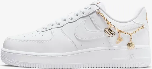 Nike Air Force 1 '07 LX "White Pendant Flat Gold" Weiß/Gold, Größe: 40