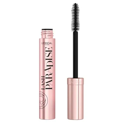 L’Oréal Paris Lash Paradise Wimperntusche Intense Black 6,4 ml - L’Oréal Paris Lash Paradise, 6,4 ml, bietet beeindruckendes Volumen und verlängert die Wimpern mühelos. Ideal für einen auffälligen Look und einfach in der Anwendung.