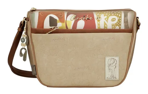 Anekke Umhängetasche Amphora Crossbody Bag braun - Stylische Umhängetasche mit verstellbarem Schulterriemen, ideal für den täglichen Gebrauch. Geräumig und modisch, perfekt für unterwegs.