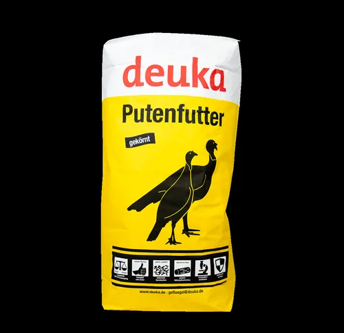 deuka Putenstarter P2 gekörnt 25 kg - Hochwertiges Starterfutter für Puten, sorgt für eine gesunde Entwicklung und enthält einen speziellen Coccidiostatikum für optimalen Schutz.
