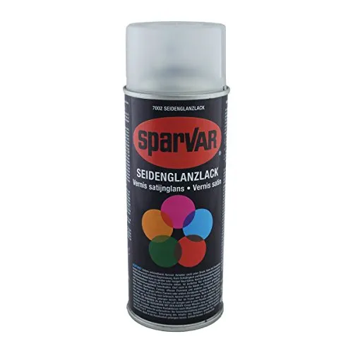 SparVar Klarlack Spray seidenglänzend, 400 ml, 6070025, farblos, (1er Pack)