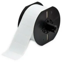 Brady, B33-156-490, FreezerBondz(TM), Polyester, Weiß, matt, 48,26 x 25,4mm, permanent (1500 E.)