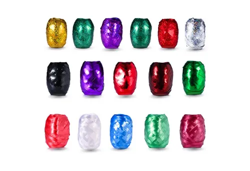 Bastelfreund® Geschenkband Set - 18 Farben, 20m pro Rolle - Umfangreiches Set mit 18 verschiedenen Geschenkbändern, ideal für kreative Projekte und Dekorationen. Jedes Band ist 20m lang und in zahlreichen Farben, einschließlich glitzernder Varianten, erhältlich.