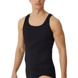 Schiesser Unterhemd "Original Classics" (2er Pack) - 000-schwarz, atmungsaktiv - Unterhemden für Herren, atmungsaktiv und elastisch für optimalen Tragekomfort. Ideal für den Alltag und in einem praktischen 2er Pack.