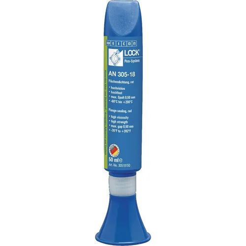 WEICONLOCK® AN 305-18 Flächendichtung 50 ml Pen - Hochwertige Flächendichtung im praktischen Pen für präzises Arbeiten. Temperaturbeständig von -60 bis +200 °C, ideal für verschiedene Anwendungen.