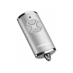 Hörmann Handsender HSE 4 BiSecur Silber - Sonstige Elektroinstallationsartikel – Hochwertiger Hörmann Handsender mit BiSecur-Technologie für sichere Funkverbindungen und komfortable Bedienung.