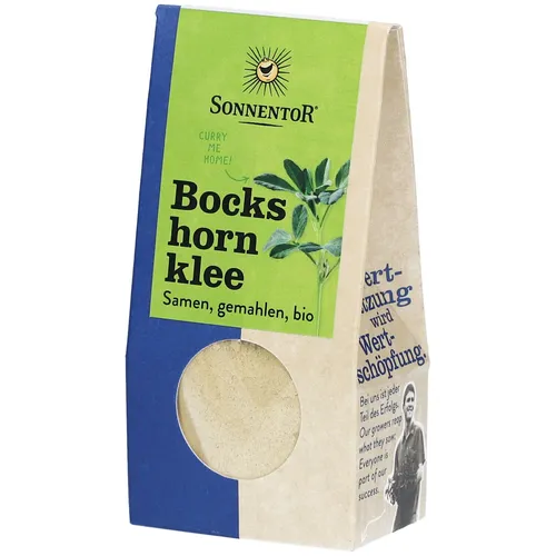 Sonnentor Bio Bockshornklee gemahlen – Würziges Aroma für indische Gerichte - Vielseitiges Gewürz für kreative Küche: Ideal für Currys, Dals und vegetarische Speisen. Rösten Sie die Samen für ein intensiveres Aroma und genießen Sie den einzigartigen Geschmack!