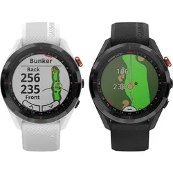 Garmin Approach S62 Smartwatch Golf White - Golf GPS-Gerät mit 1,7 Zoll Farb-Touchscreen, Virtual Caddie für präzise Schlägerempfehlungen und über 41.000 vorinstallierten CourseView-Karten weltweit.
