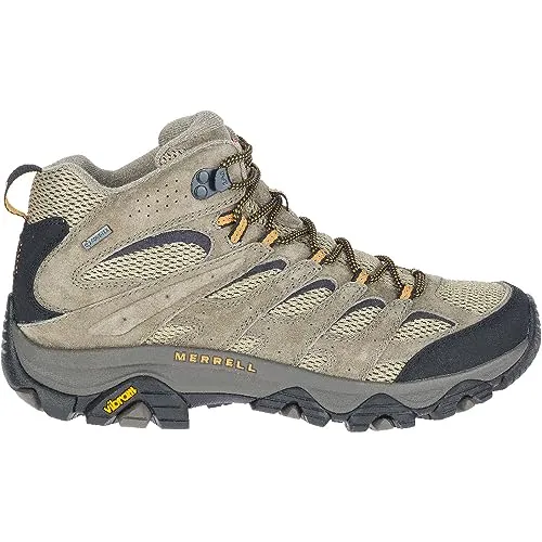 Merrell Moab 3 Mid Goretex Wanderstiefel Braun EU 40 - Wasserdichte Wanderschuhe mit GORE-TEX®-Membran für trockene Füße und Atmungsaktivität, ideal für anspruchsvolle Outdoor-Abenteuer.