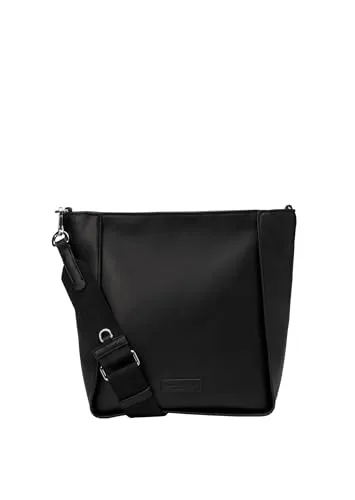 Marc O'Polo Vida Hobo Bag - Stylische Umhängetasche in Schwarz - Moderne Hobo Bag für Damen, ideal für Freizeitaktivitäten. Aus robustem Polyester gefertigt und mit verstellbarem Tragegurt für optimalen Komfort.