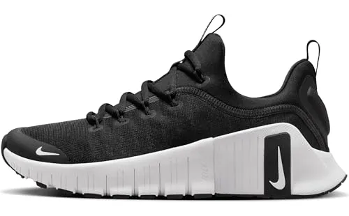 NIKE Herren Free Metcon 6 Sneaker, Black/White, 38 EU - Herren-Sneaker mit optimierter Unterstützung und strategisch platzierter Dämpfung für maximale Stabilität und Komfort beim Training.