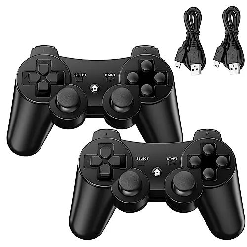 PS3 Wireless Controller 2er Pack mit Dual Shock und Bluetooth - Erleben Sie das Gaming neu mit unserem 2er Pack Wireless Controller für die PS3. Ergonomisches Design und lange Akkulaufzeit garantieren stundenlangen Spielspaß ohne Unterbrechung.